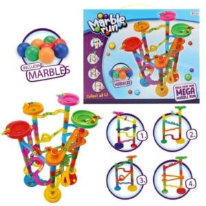 Toi Toys Bouw een knikkerbaan 20-delig incl. knikkers